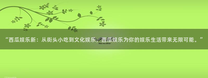天富平台注册官网入口：“西瓜娱乐新：从街头小吃到文化娱乐，西瓜娱乐为你的娱乐生活